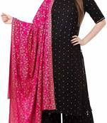 Black Kurti Plazoo Rani Duptta