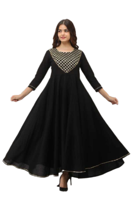 Black Anarkali Kurti 1