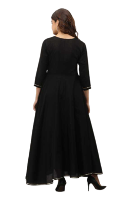 Black Anarkali Kurti 3