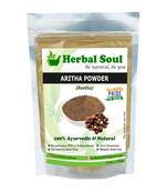 Natural Reetha  Ritha  Aritha  Areetha Powder for Hair in Ziploc standup Pouch  Pack of 2  200 gm