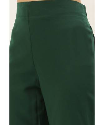 Women Green Foil Print Kurta With Pant & Dupatta 4