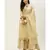 Women Cream Sequence & Lace Work Sharara Suit