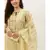 Women Cream Sequence & Lace Work Sharara Suit