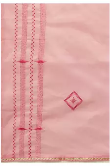Women Pink Sequence & Lace Work Sharara Suit