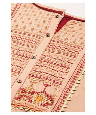 Women Nude Sequence & Lace Work Sharara Suit 7