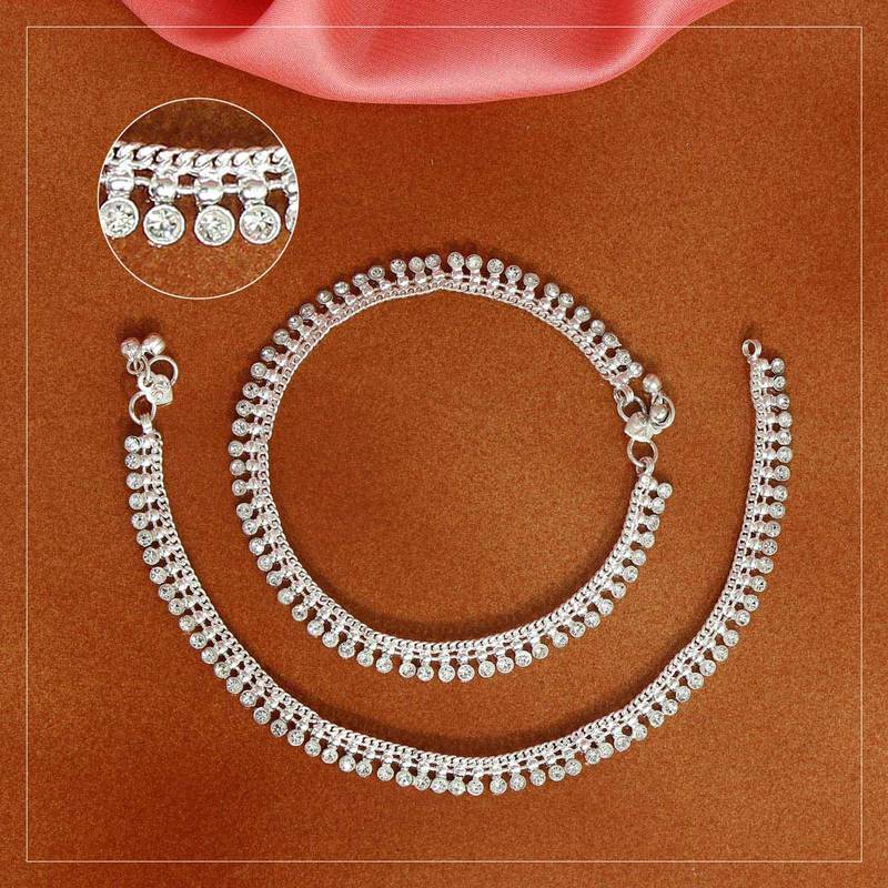Silver anklets