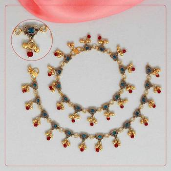 Turquoise anklets 1