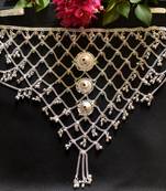 Designer Saree Challa Kamarband Silver Plated Diamond waist belt