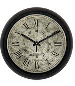 Rustic Stone  Designer Round Analog Black Wall Clock
