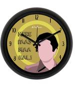 Mere Paas Maa Hai!Designer Round Analog Black Wall Clock