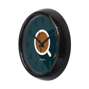 Chai LoverDesigner Round Analog Black Wall Clock 5