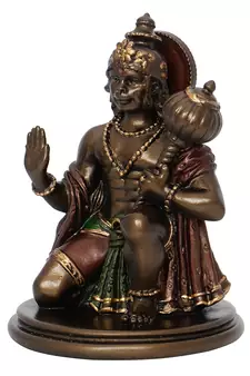 Lord Hanuman Cold Cast Bronze Resin Decorative Figurine