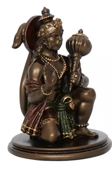 Lord Hanuman Cold Cast Bronze Resin Decorative Figurine
