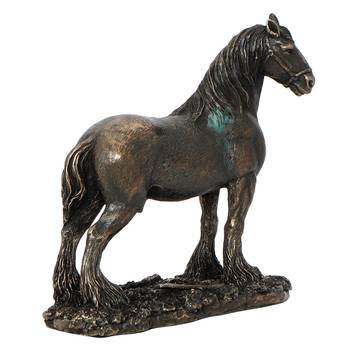 Premium Carved Horse Cold Cast Bronze Resin Decorative Figurine 6