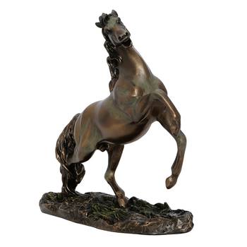 Running Horse Cold Cast Bronze Resin Decorative Figurine 3