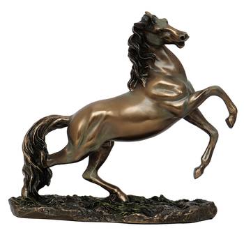 Running Horse Cold Cast Bronze Resin Decorative Figurine 6