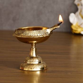 Designer Brass Diya 2