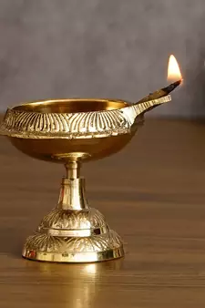 Designer Brass Diya