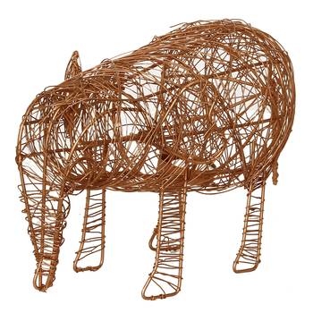 Elephant Shape Decorative Handcrafted Metal Mesh Tea Light Holder 3
