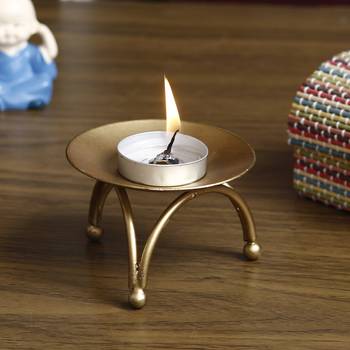 Decorative Handcrafted Metal Stand Tea Light Holder 2