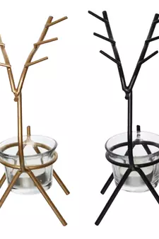 Set of  Deer Shape Decorative Handcrafted Metal Tea Light Holder