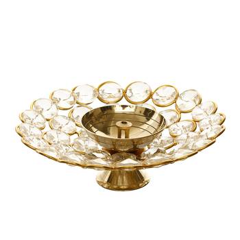 Bowl Shape Crystal Tea Light Holder  Small 3