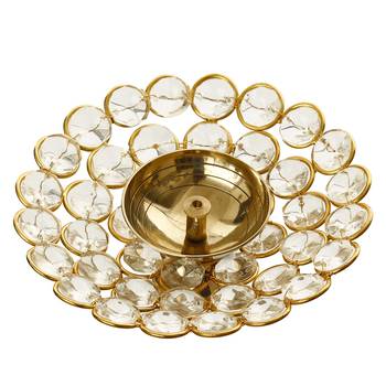 Bowl Shape Crystal Tea Light Holder  Small 5