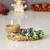 Blue Floral Designer Handcrafted Tea Light Holder