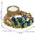 Blue Floral Designer Handcrafted Tea Light Holder