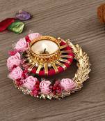 Designer Handcrafted Floral Tea Light Holder