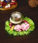 Designer Handcrafted Floral Tea Light Holder