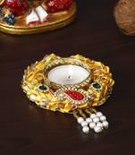 Designer Handcrafted Floral Tea Light Holder