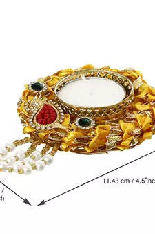 Designer Handcrafted Floral Tea Light Holder