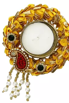 Designer Handcrafted Floral Tea Light Holder