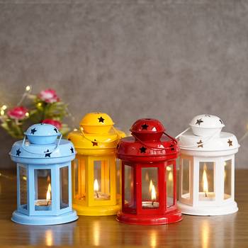 Set of 4 Tea Light Holder Lantern 1