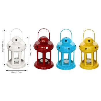Set of 4 Tea Light Holder Lantern 4