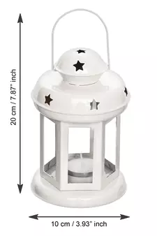 Set of 4 Tea Light Holder Lantern