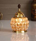 Crystal and Brass Akhand Diya