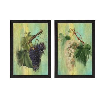 Grape Bunch Set of  Satin Matt Texture UV Art Painting 3