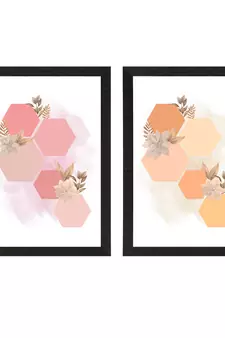 Abstract Design Set of  Satin Matt Texture UV Art Painting