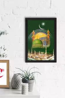 Islam Mosque Satin Matt Texture UV Art Painting