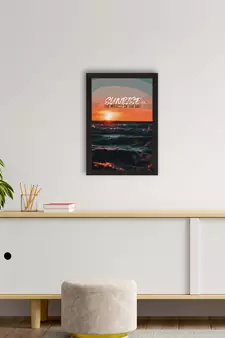 :Sunrise The Miracle Of The Day Satin Matt Texture UV Art Painting