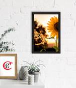 Sunflower Satin Matt Texture UV Art Painting
