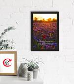 With Each Sunrise We Start New Satin Matt Texture UV Art Painting