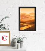 Beautiful Sunrise View Satin Matt Texture UV Art Painting