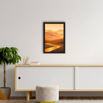 Beautiful Sunrise View Satin Matt Texture UV Art Painting 2