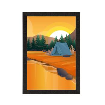 Beautiful Sunrise Landscape Satin Matt Texture UV Art Painting 3