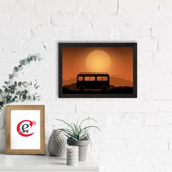Beautiful Sunset Scenery Satin Matt Texture UV Art Painting 1