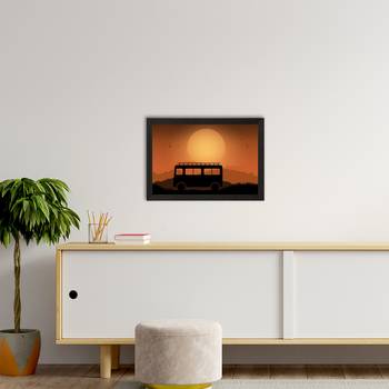Beautiful Sunset Scenery Satin Matt Texture UV Art Painting 2