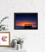 Beautiful Sunset Landscape Satin Matt Texture UV Art Painting